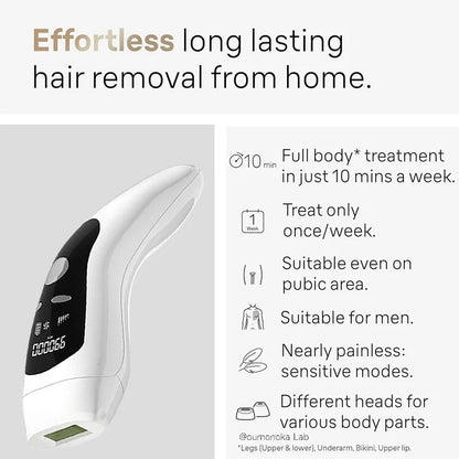 IPL Hair Removal Device 999999 Flashes  Permanent Epilator Body Treament Home Use for Women Men Facial Shaver Cutting Machine Good Vibrations
