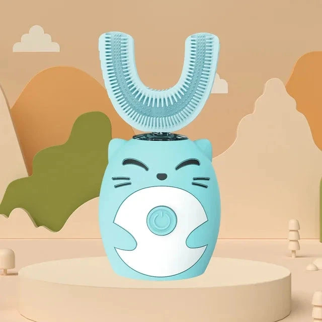 Electric U-shaped Toothbrush Children Sonic Toothbrush 360 Degrees Smart Dental Tooth Brush Teeth Whitening for Waterproof Kids Good Vibrations