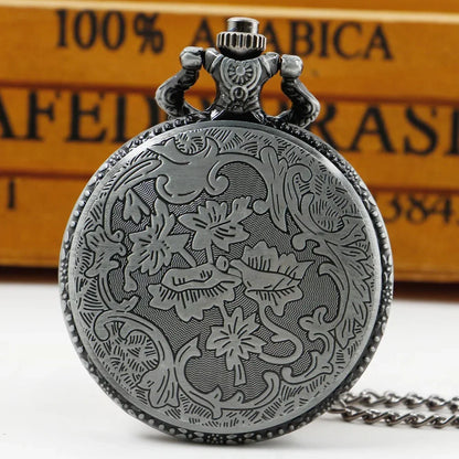 Pocket Watch Souvenir Fashion Pendant Pocket&Fob Watches Hot New Clock Gifts with Chain Good Vibrations