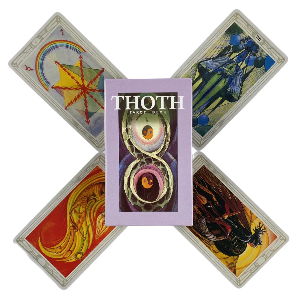 Thoth Tarot Cards A 78 Deck Oracle English Divination Edition Board Playing Games Good Vibrations