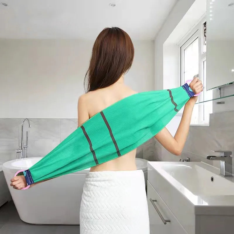 Bath Washers A Long Back Pulled Stripping and Scrubbing Bath Towel for Rubbing Wash and Rub Dirt Good Vibrations