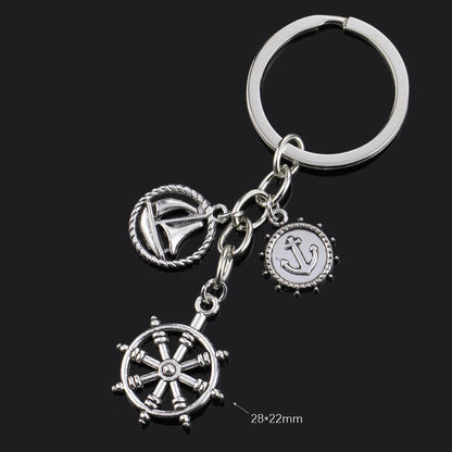 Fashion Animal Women Keychain Car Moon Cat Dog Love Heart Key Chain Friends Gift Jewelry Bag Pendant Wing Evil Eye Angel Turtles Good Vibrations