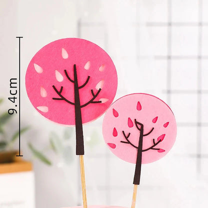 Bunny Train Cake Topper Pink Rabbit Girls Theme Decoration Princess Girl's Years Old Cake Kids Happy 1st Birthday Party Supplies Good Vibrations