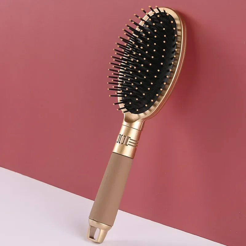 Professional Salon Straight Smooth Paddle Hair Brush Large Hairdressing All Hair Type Hairbrush Styling Comb for Women Men Good Vibrations
