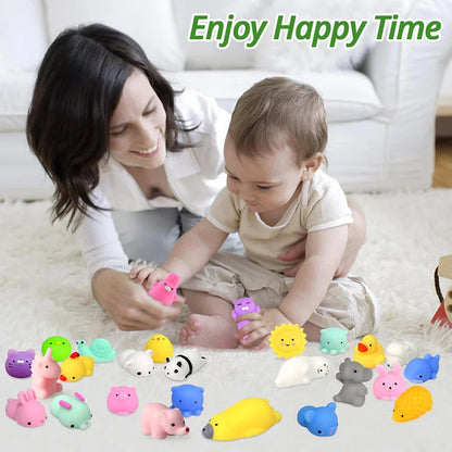 15PCS Kawaii Squishies Mochi Anima Squishy Toys For Kids Antistress Ball Squeeze Party Favors Stress Relief Toys For Birthday Good Vibrations