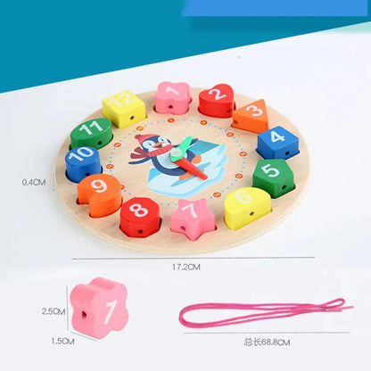 Montessori Wooden Toys for Babies 1 2 3 Years Boy Girl Gift Baby Development Games Wood Puzzle for Kids Educational Learning Toy Good Vibrations