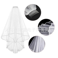 Bachelorette Party Bride To Be  Accessory Set - Team Bride Headband Rose Gold Sash Badge & Veil Bridal Shower Celebration Kit Good Vibrations