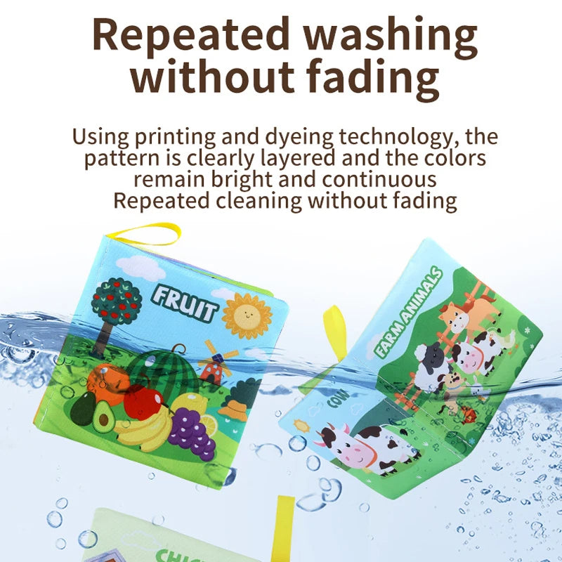 Baby Soft Cloth Book 0-36M Early Learning Toy Parent-child Interactive Montessori Puppet Educational Toy for Boy Girl Kids Gift Good Vibrations