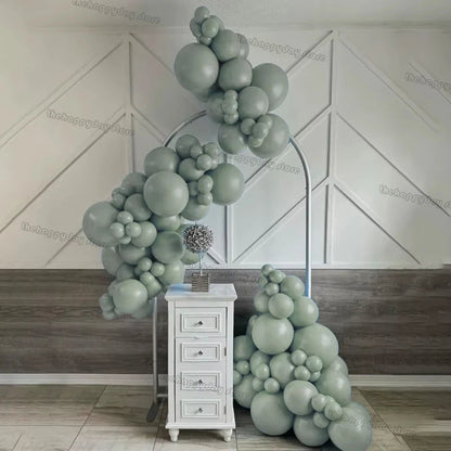 5-18in Boho Birthday Balloons Twilight Pink Blue White Sand Balloons for Wedding Birthday Baby Shower Graduation Party Decor Good Vibrations