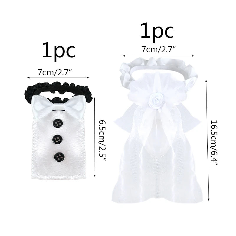 2Pcs Marriage Bride And Groom Wine Cups Wraps Champagne Glass Bottles Cover Wedding Table Decoration Bachelorette Party Decor Good Vibrations