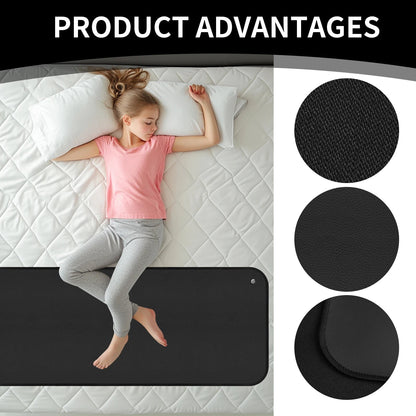 Grounding Mat for Feet Earth Connected Wellness for Pain Relief Muscle Tension Relaxation Travel 25-120CM Grounding Pad Good Vibrations