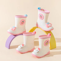 Sanrio genuine children's rain boots cute cartoon rain boots girls non-slip glue shoes Good Vibrations