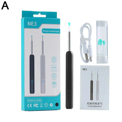 HD Intelligent Visual Luminous Ear Spoon Visual Ear Collecting Endoscope Set Smart Visual Ear Cleaner Wax Removal Tool Good Vibrations