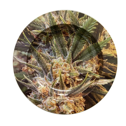 Round Cigarette Ashtray Tobacco Herb Metal Rolling Tray Smoking Accessories Bar Cigar Creative Personality Men's Gadgets Good Vibrations Adult Super Store