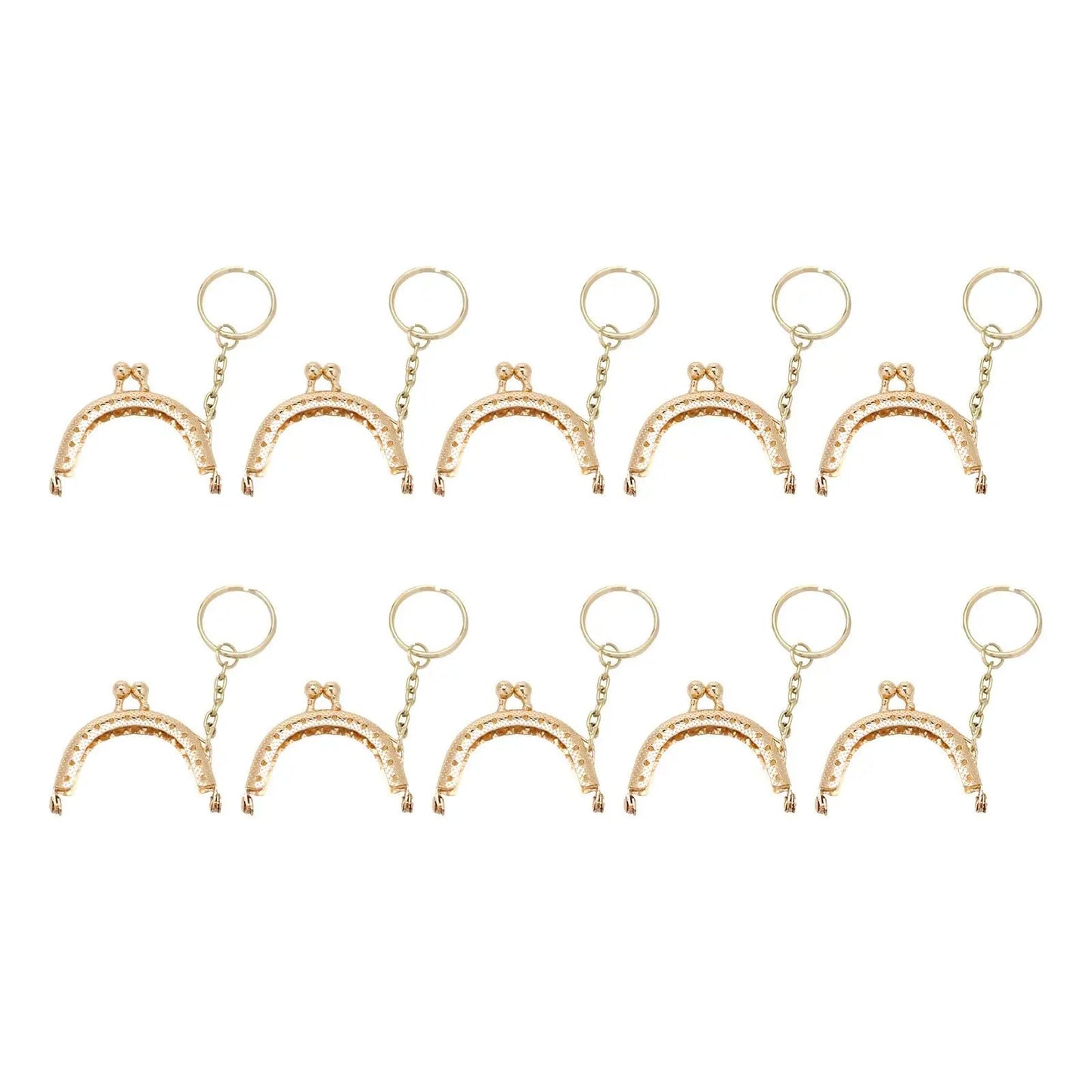 Purse clasp , 10Pcs 5cm Metal Purse  with , Coin Bag Accessories  for DIY Craft Good Vibrations