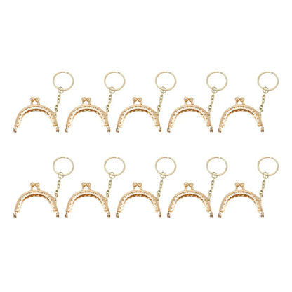 Purse clasp , 10Pcs 5cm Metal Purse  with , Coin Bag Accessories  for DIY Craft Good Vibrations