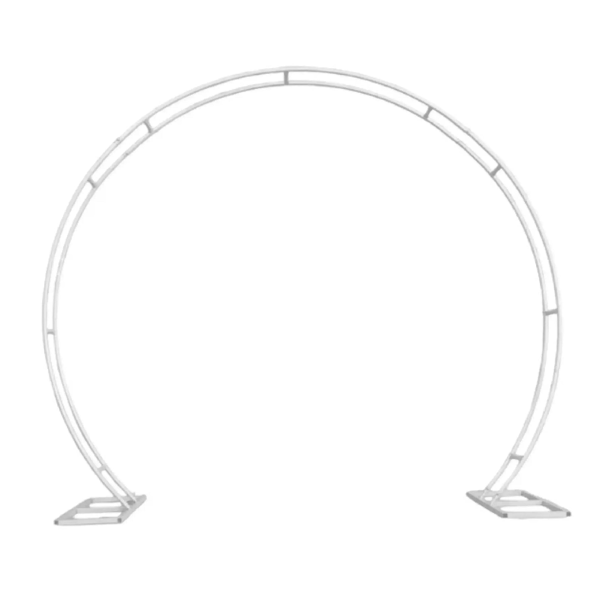 Wedding Flower Backdrop Stand Double Tube Arch Round Frame high quality Suitable for Wedding outside Photocall Background Decor Good Vibrations