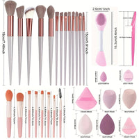 Makeup Brushes 8-29Pcs Makeup Kit Professional Women Cosmetic Soft Powder Brush Eyeshadow Foundation Full Set Travel Beauty Tool Good Vibrations