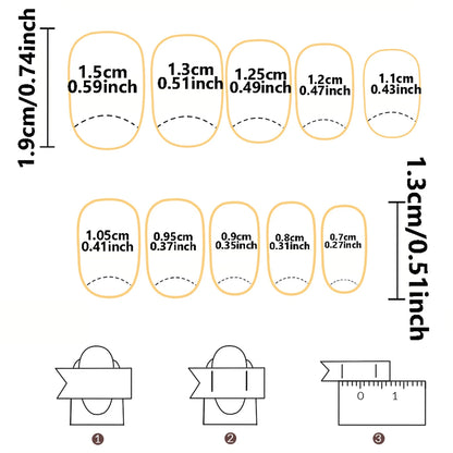 24pcs Press on Nails Short Almond Bowknot Black Press on Nails White Pearl Sweet French Tip Press on Nails Cute Nail Artificial Good Vibrations