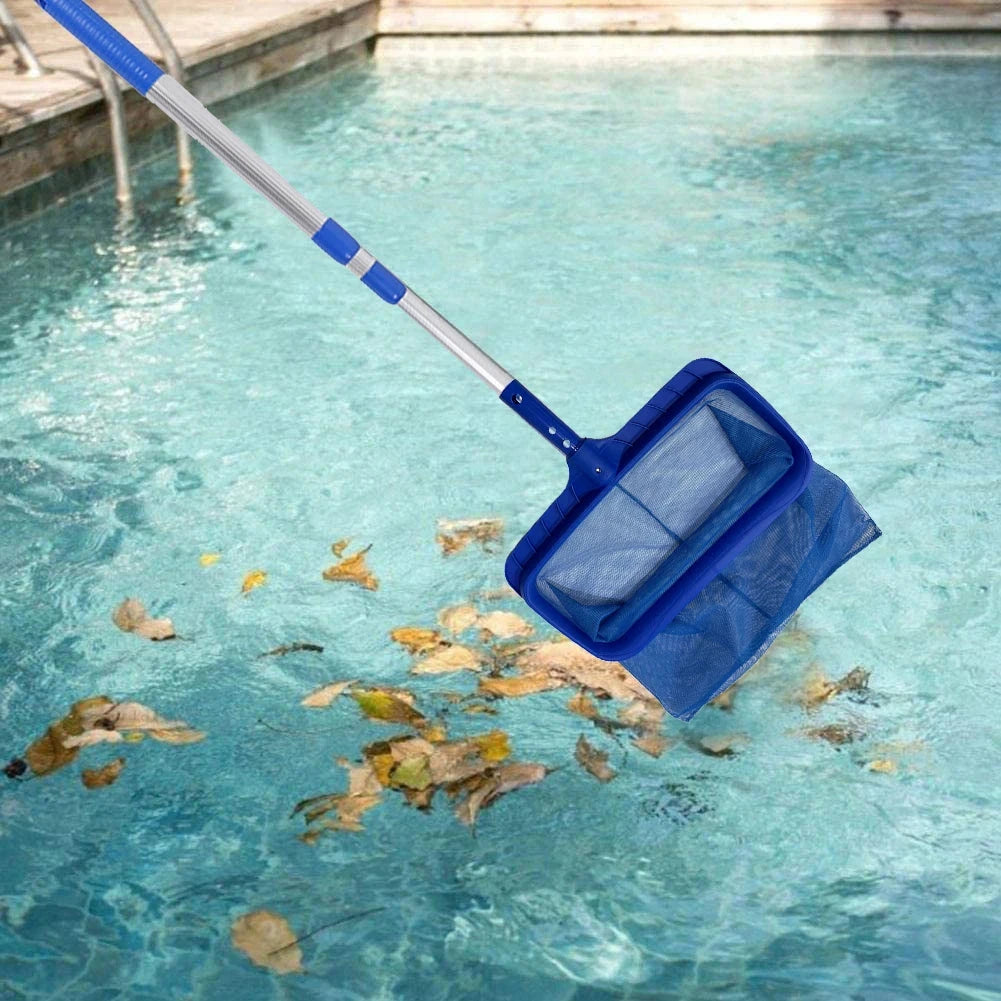 Swimming Pool Cleaning Net Professional Leaf Rake Deep Bag Large Capacity Thickened Frame Pool Leaf Skimmer Net Pool Clean Tool Good Vibrations
