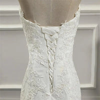 Vestidos Para Mujer Elegantes Para Boda New Strapless Slimming Fishtail Sweet Lace French Light Luxury Bride Light Wedding Dress Good Vibrations