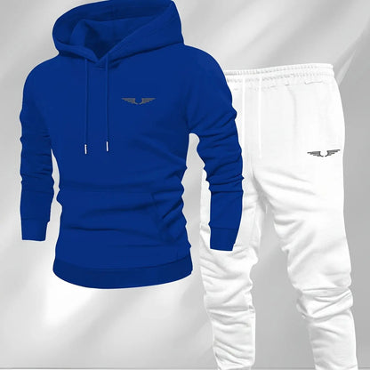 Hooded sweatshirt for men trendy American streetwear style long-sleeved top for men 2025 new autumn stylemen's clothing Good Vibrations
