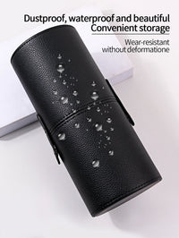 Makeup Brush Holder PU Leather Travel Empty Cosmetic Brushes Pen Bucket Makeup Artist Bag Brushes Organizer Make Up Tools Good Vibrations