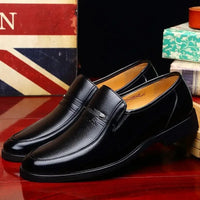 Leather Men Formal Shoes Luxury Brand 2023 Men's Loafers Dress Moccasins Breathable Slip on Black Driving Shoes Plus Size 38-44 Good Vibrations