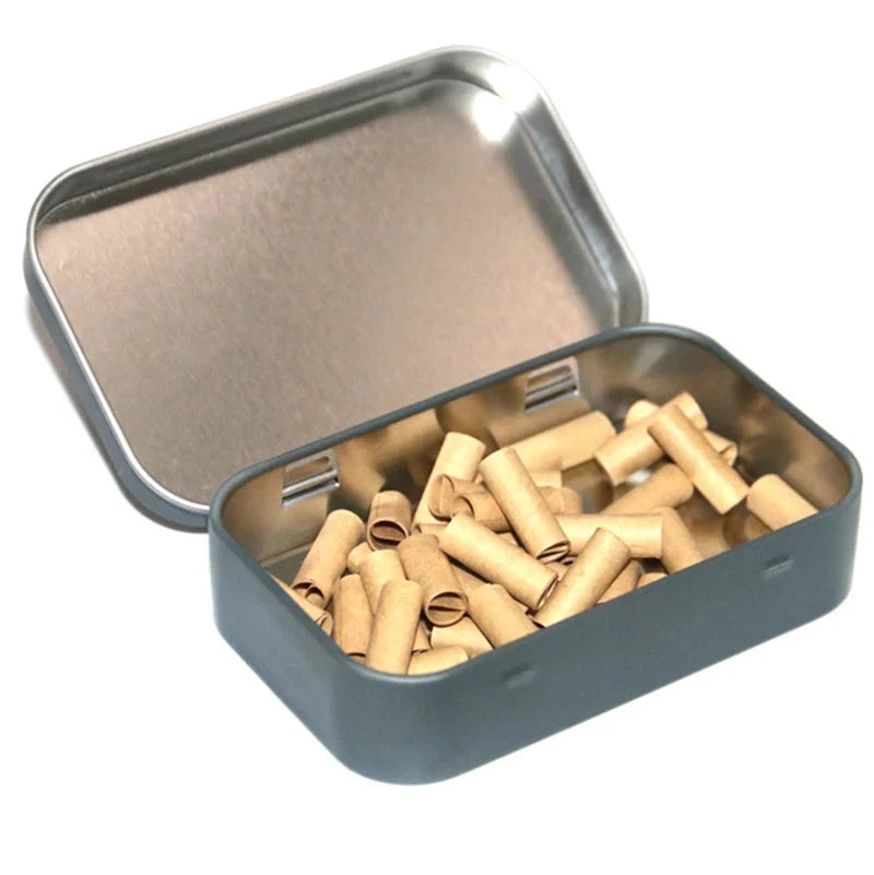 Cigarette Case Box Flip Cap Tobacco Storage Smoke Humidor Rolling Paper Jewelry Candy Coin Key Organizer Tin Flip Gifts Sealed Good Vibrations