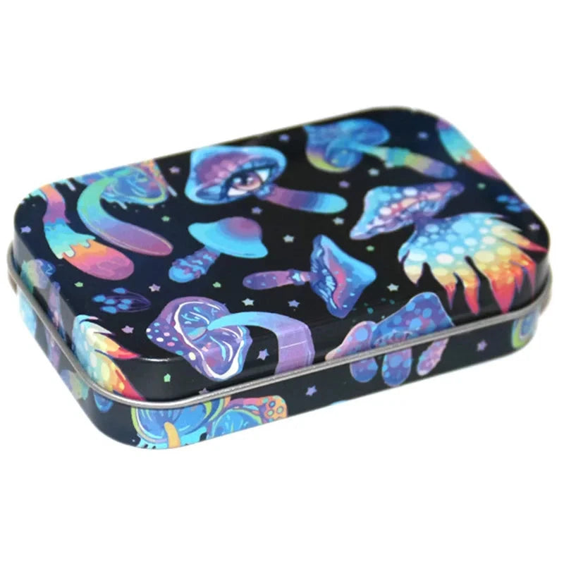 Cigarette Case Box Flip Cap Tobacco Storage Smoke Humidor Rolling Paper Jewelry Candy Coin Key Organizer Tin Flip Gifts Sealed Good Vibrations