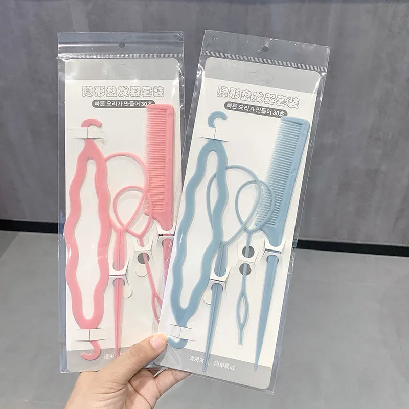 Children's hair styling tool, hair pulling device, hair pulling and threading device, essential for beginners in hair styling Good Vibrations