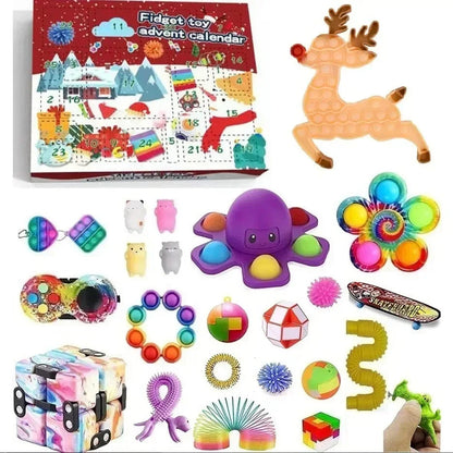Christmas Advent Calendar for Kid girls boys gift Set for Chritmas Party 24 Days Countdown Calendar calendario de adviento Good Vibrations