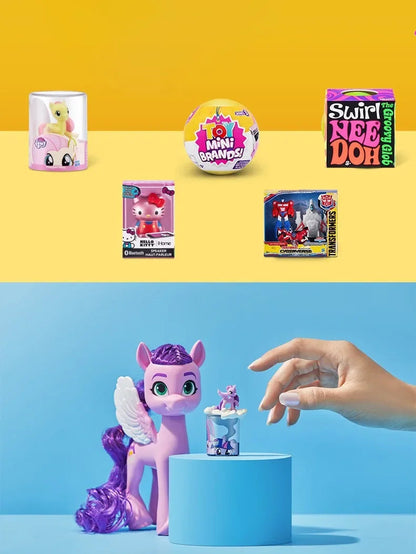 5 Surprise Ball Mini Brands Supermarket Shopping Scene Miniature Gashpon Capsule Toy Figurines Collection Kids Birthday Gifts Good Vibrations