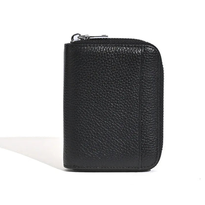Solid Color Short Coin Purse for Women Girl RFID Coin Purse Cute Small Wallet Card Case with Zipper Good Vibrations