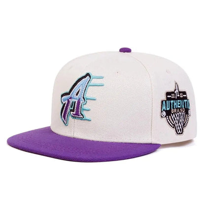 Unisex A Letter Embroidery Side Basketball Hip-hop Hats Spring Autumn Outdoor Adjustable Casual Baseball Caps Sunscreen Hat Good Vibrations