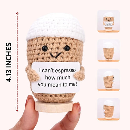 Gifts for Friends Female - Friendship Gifts for Women,Inspirational, Birthday Gifts for Friendship - Funny Friends Crochet Good Vibrations