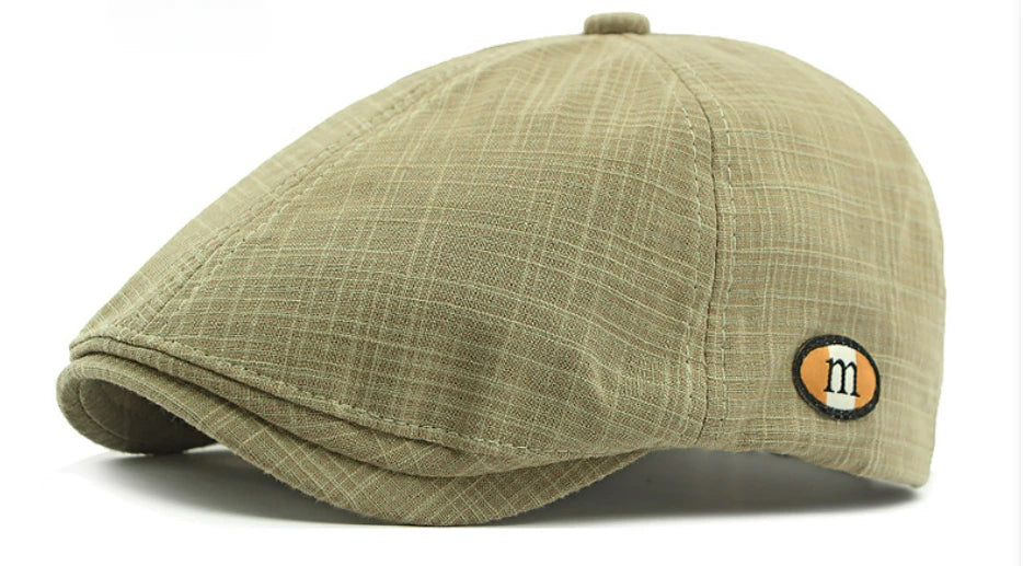 2025 New Hats for Men and Women Wearing British Retro Beret Hat Fashion Casual Berets Caps for Women Solid Color Adjustable Cap Good Vibrations