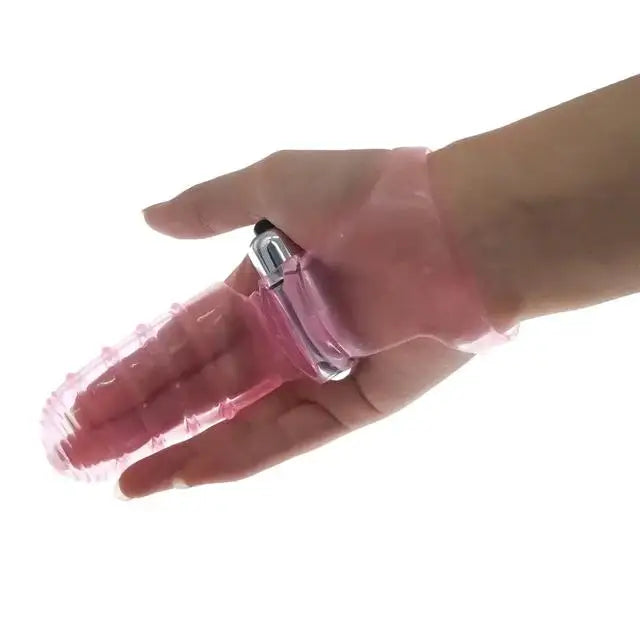Triple Finger Sleeve Vibrator Delay Extender HandJob Clit Stimulate Squirt Brush Woman Orgasm Massager Condom Stick Good Vibrations