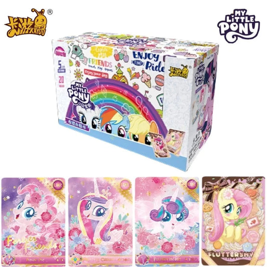 KAYOU Genuine My Little Pony Card Rainbow Series Game Collection Card Cartoon Children Toy Surrounding Girl Gift Original Box Good Vibrations