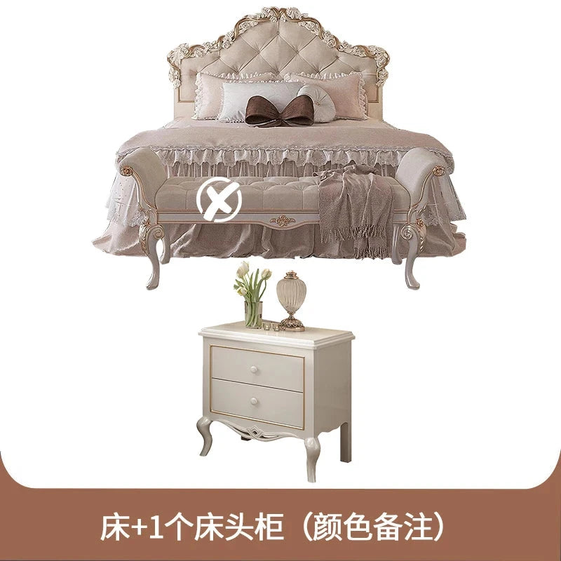 Clear Decoration Bed Lounge Unique Creative Designer Modern Luxury Nordic Bed Save Space Girls Letto Matrimoniale Home Products Good Vibrations