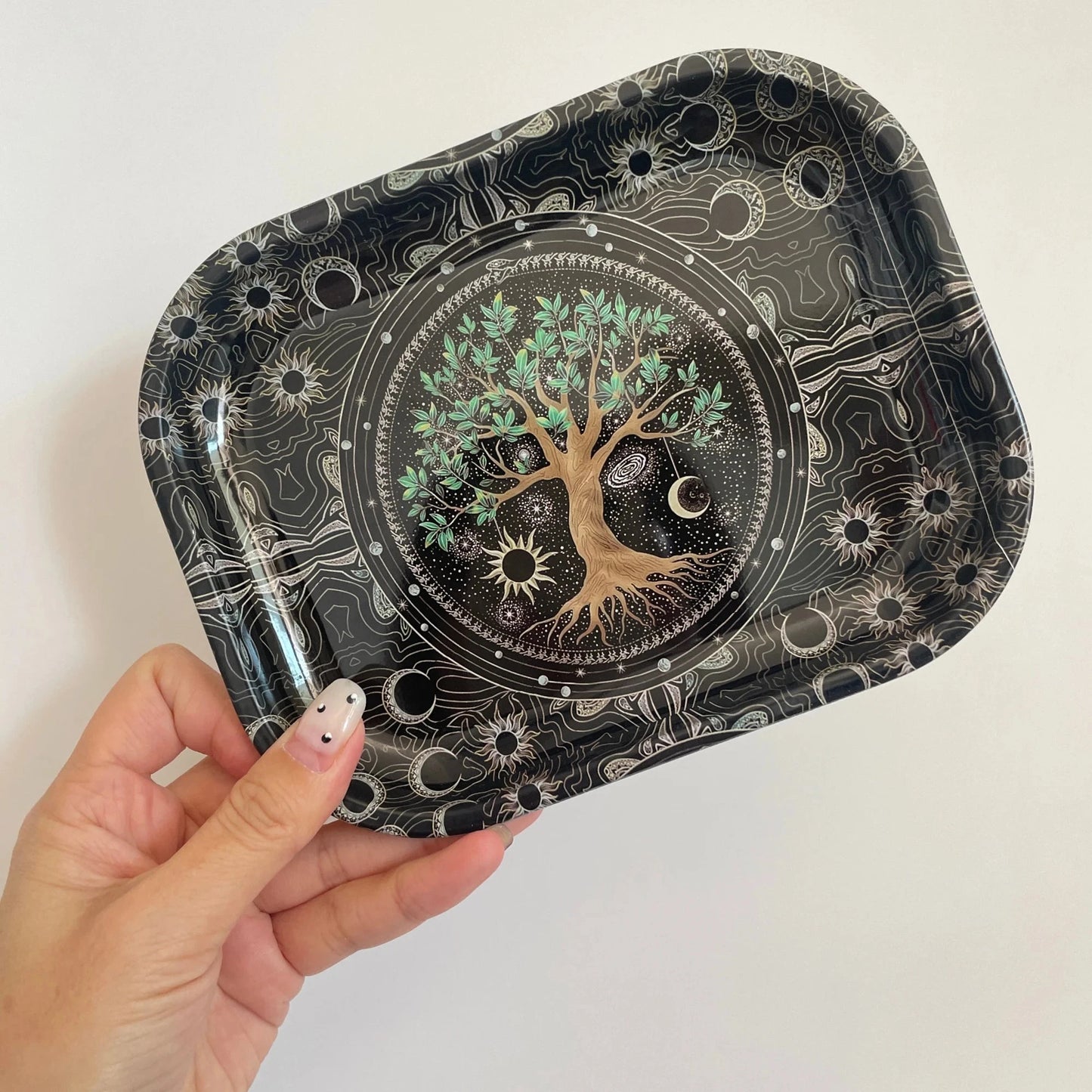 7x5.5inch Rolling Tray Tobacco Smoke Accessories Good Vibrations