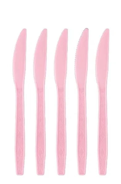 Light Pink Party Supplies Dinnerware Set Include Plates and Cups Tablecloth for Baby Shower Wedding Birthday Valentine's Day Good Vibrations
