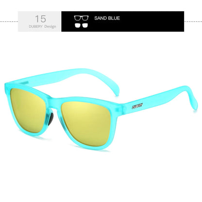 DUBERY Full Rim Polarized Sunglasses For Men And Women 28 Colors Model 550 Good Vibrations