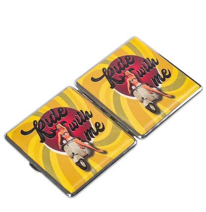 Fashion Cigarette Case 20 Pack Portable Leather Cigarette Holder Creative Personality Coarse Cigarette Storage Box Good Vibrations Adult Super Store