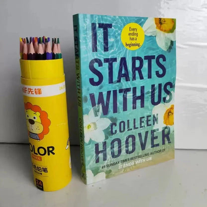 It Starts with Us By Colleen Hoover/It Ends with Us Novels Book In English #1 Sunday Times Bestselling Paperback Good Vibrations