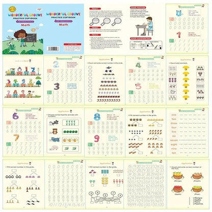 4 Books Pen Magic Copy Book Free Wiping Children Kids Writing Sticker Practice English Copybook For Calligraphy Montessori Gift Good Vibrations