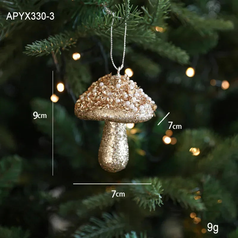 2025 Creative Christmas Hanging Cute Ice Cream Pendant Navidad 2026 Christmas Decor Xmas Tree Decor New Year Gift Toys Good Vibrations