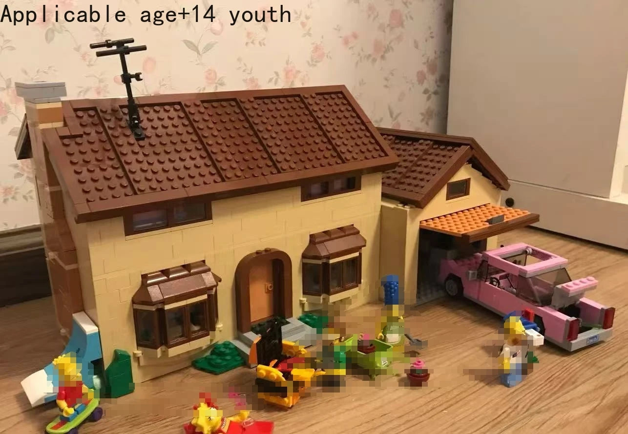 IN stockThe Supermarket House And Kwik E Mart Building Blocks Bricks 16004 16005 Christmas Toy Gift Compatible 71006 71016 Good Vibrations