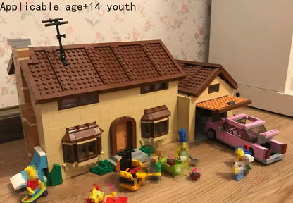 IN stockThe Supermarket House And Kwik E Mart Building Blocks Bricks 16004 16005 Christmas Toy Gift Compatible 71006 71016 Good Vibrations