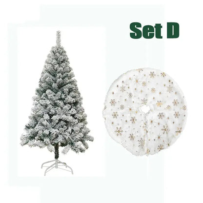 Christmas Tree PVC Artificial Snow Christmas Tree Cedar Christmas Tree Mall Window Decoration Tree Christmas Decoration Supplies Good Vibrations
